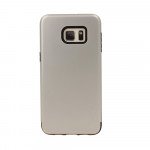 Wholesale Samsung Galaxy Note 5 Dual Layer Armor Hybrid Case (Silver)